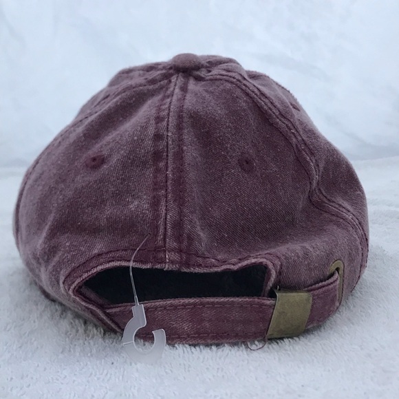 Alvin's Island for Panama City Beach Florida Adjustable Am Flag Purple Ball Cap - Picture 8 of 13